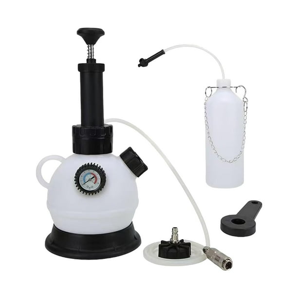 Kit de bomba de vacío para purga de frenos manual de 2 l, kit de purga de frenos, fácil de operar, para una , profesional, presión manual,