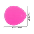 thumbnail image 4 of Unique Bargains 1 Pc Portable Silicone Facial Cleansing Brush with Suction Cup 3.23"x2.76"x1.5" Rose Red, 4 of 7