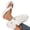 White, variant on Women's Thick Sole Flip Flops, Cushioned Non-Slip Slides for Beach and Casual Wear