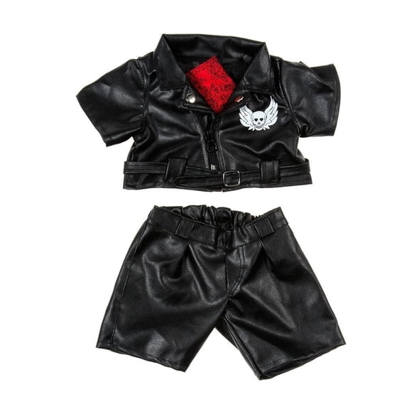 Easy Rider Biker Outfit for 14"-18" Stuffed Animals, Plush Toy Clothing