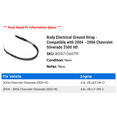 thumbnail image 2 of Body Electrical Ground Strap - Compatible with 2004 - 2006 Chevy Silverado 2500 HD 2005, 2 of 2