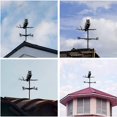 thumbnail image 3 of Hiboux Décoratif en Weathervane - Acier Inoxydable - Noir, 3 of 5