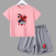 thumbnail image 3 of Conjunto de verano de Marvel Spider-Man para bebé adolescente, camiseta para niño, pantalones cortos, conjunto de 2 piezas, ropa deportiva de manga corta para niño y niña, marca de dibujos animados pa, 3 of 5