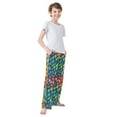 thumbnail image 4 of FORMRS Kids Pajama Pants with Pockets Size 6-8Y Boys Lounge Sleep Bottoms, Colorful Dragon Scales Pattern, 4 of 8