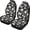 Black Floral Print, variant on POLERO Front Seat Cover Automotive, Stretch Vehicle Seat Covers SUV Breathable, Cowhide Pattern