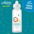 thumbnail image 5 of Dr. Brown's Milestones Narrow Sippy Bottle, 100% Silicone Spout, 8oz/250ml, 6m+, BPA Free, Lion, 1 Pack, 5 of 10