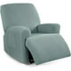 thumbnail image 1 of Nvzi Funda de sofá elástica de jacquard, funda de sofá de forro polar, funda de sillón reclinable para sala de estar, fácil de instalar, lavable, protector de sofá para 1 asiento (verde), 1 of 4
