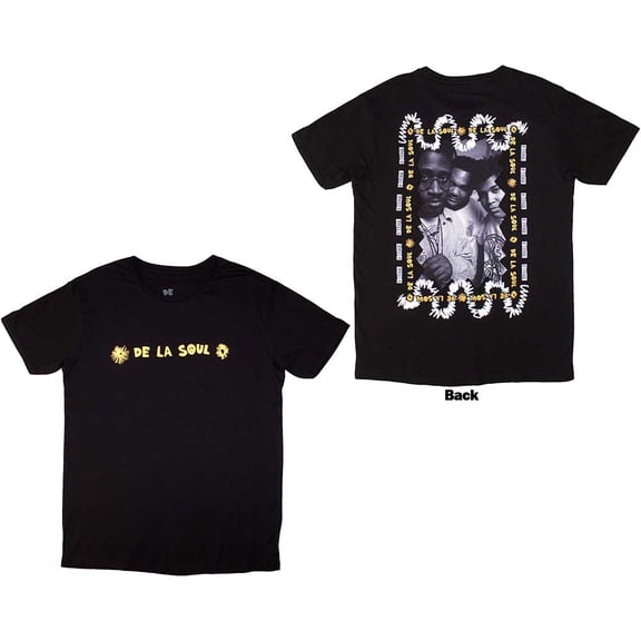 De La Soul Unisex T-Shirt: Mono Group (Back Print) (Small)