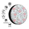 thumbnail image 4 of Pofeuu Cute Rabbit And Heart Print Spare Tire Wheel Cover for Car Truck SUV Camper Universal Fit Spare Tire Cover RV Spare Tire Covers-15 inch, 4 of 6