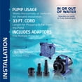 thumbnail image 4 of Alpine Corp PAL3100 Cyclone Pump 3100GPH, 4 of 14