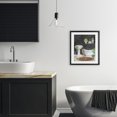 thumbnail image 3 of Stupell Industries Bohemian Relaxed Greens Bath Scene Black Framed Print Under Glass, 13 x 16, by Kim Allen, 3 of 7