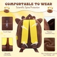 thumbnail image 3 of Lomyolo Cute Plush Animal Girls & Boys Backpack for Kids 2-6 Years - Adjustable Soft Cartoon Mini Travel Backpack for Baby Girl Boy, Machine Washable - Cute Giraffe, 3 of 5