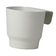 thumbnail image 3 of Almencla Railing Planter Modern Hanging Flower Pot for Farmhouse Outdoor Plants Porch 18cmx13.5cm White, 3 of 8