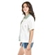 thumbnail image 2 of Camisa bicolor de lino corta Roman Fashion /Juvenil, 2431 (Blanco - pistache) blanco M, 2 of 5
