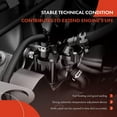 thumbnail image 4 of A-Premium Engine Coolant Thermostat Housing Assembly Compatible with Audi A4 A4 Quattro 2005-2009 A6 2006-2009 2.0L 2.8L 3.0L 3.2L, 4 of 6