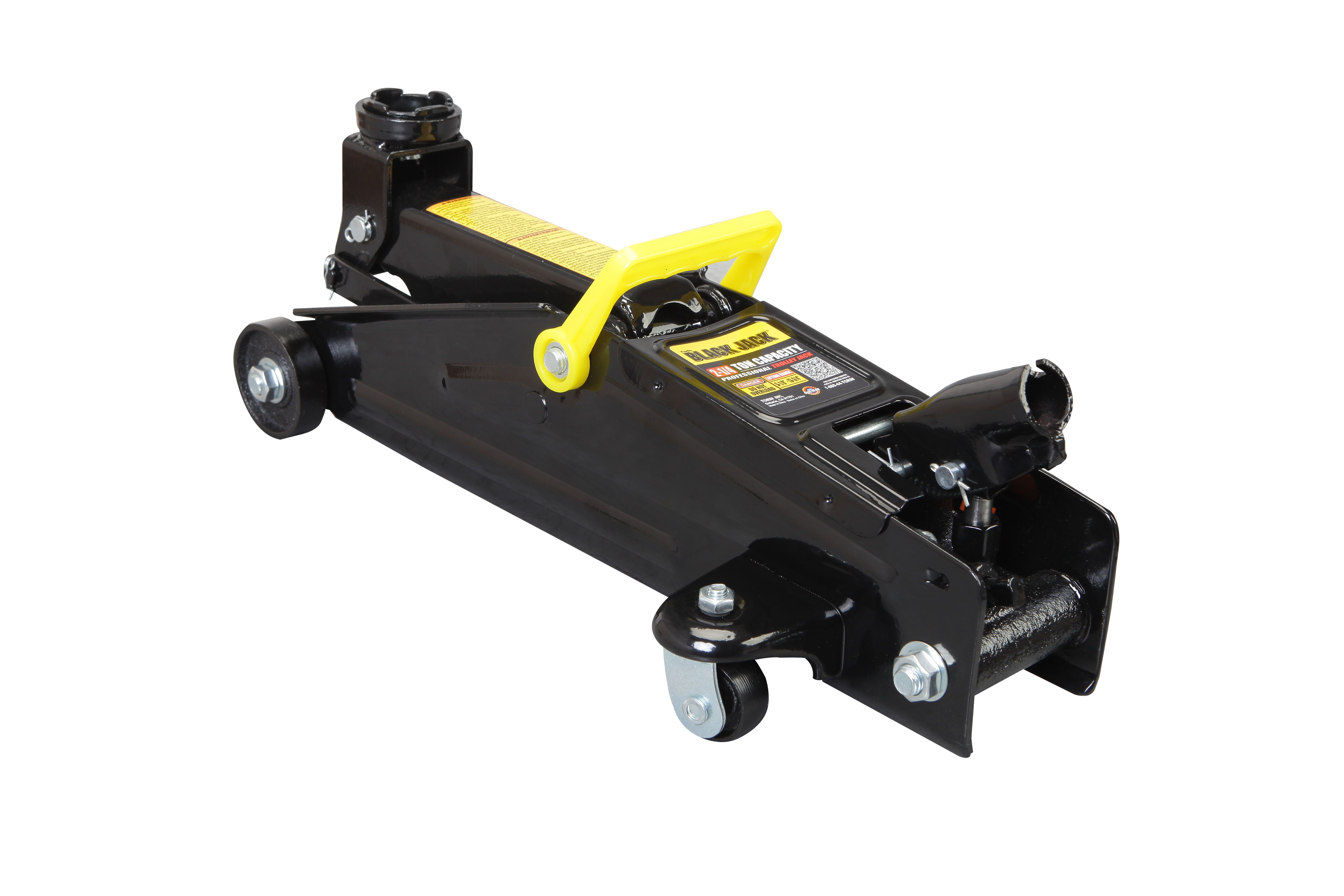 Black Jack 2.25 Ton Trolley Jack with 2.25 Ton Jack Stands in Case Black - T82253W - image 2 of 13