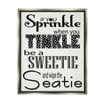 thumbnail image 3 of Stupell Industries If You Sprinkle When You Tinkle B&W Bath Art Luster Gray Framed Floating Canvas Wall Art, 16x20, by Regina Nouvel, 3 of 5