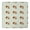 Square E, variant on Square Elastic Table Cover - Cute Kawaii Papaya Cartoon Design, Soft Durable Fabric, Secure Fit for Indoor/Outdoor Use, Reusable & Easy Clean (Funny Exotic Pattern)