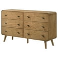 thumbnail image 4 of Robyn 6-drawer Bedroom Dresser Light Ash, 4 of 13