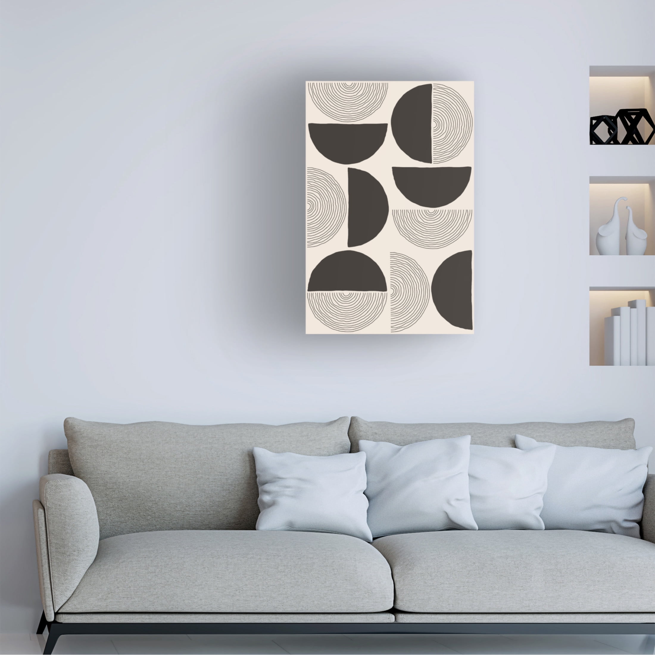 Trademark Fine Art jay stanley  Boho Sun Series 2 Canvas Wall Art