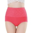 thumbnail image 2 of Gubotare Women's Thongs Cotton Breathable Panties Bikini Underwear Womens Panties (Watermelon Red,L), 2 of 3