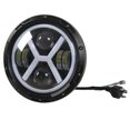 thumbnail image 4 of Car Headlamp, 7in IP68 Waterproof Motorcycle LED Headlight 10-60V  Heat Dissipation 2000LM Universal White Yellow Lighting  For Vehicles ANGGREK Motorbike Driving Light, 4 of 8