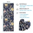 thumbnail image 2 of Pioneer Flower Floral Print Pattern Hot Yoga Mat Towel Non Slip for Hot Yoga - Quick-Drying Yoga Mat Cover with 4 Corner Pockets with Travel Bag - Hot Yoga Towel Non Slip 70"x26", 2 of 6
