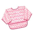 thumbnail image 2 of Los baberos eructan al bebé que alimentación con impermeable de saliva de Pink Hugo Baberos impermeables para niños pequeños, 2 of 6