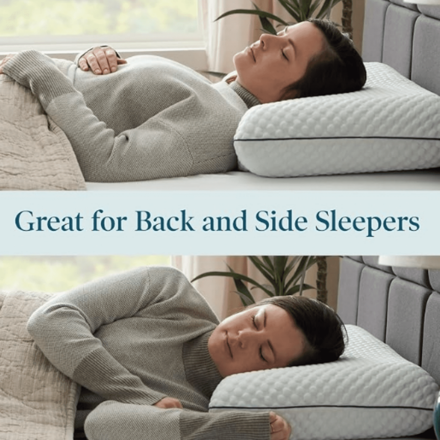 Gel Memory Foam Pillow - King Size - 1-Pack - Medium Plush Feel - Neck & Shoulder Support - For Back, Side, & Stomach S pers - Home, Hotel, & Hospital Essentials