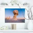thumbnail image 1 of Wind Eroded Rock Formation - Landscape Photo Canvas Art Print, 1 of 3