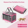Cshidworld TSA Approved Cat Carrier, Collapsible for Cats/Dogs up to