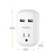 thumbnail image 3 of Extensor de enchufe Philips SPP1201WA/37 con 2 puertos USB de 2,1 A, color blanco, 3 of 6