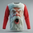 thumbnail image 2 of Lumeqa Ugly Christmas Sweaters for Men Funny Christmas Sweatshirts Crewneck 3D Printed Xmas Holiday Pullover Shirts for Couple, 2 of 3