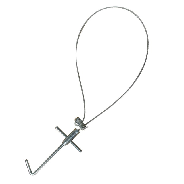 Colector De Soporte Para Cerdos, Herramienta De Poste De Control De Animales De Alta Resistencia Para Cerdos, Perros, Acero Inoxidable Sunnimix Cuerda fija de cerdo