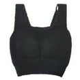 thumbnail image 1 of Chaleco térmico corto y esponjoso para mujer, Top corto de felpa con almohadilla para sujetador, invierno, 1 of 5
