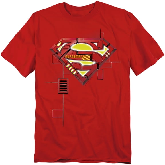 Superman T-Shirt Super Mech Shield Unisex Graphic Tee For Men & Women