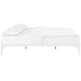 thumbnail image 3 of Modway Ollie Cadre de Lit Plateforme Moderne en Acier Format Grand, Base de Matelas avec Lattes de Soutien, Blanc, 3 of 4