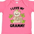 thumbnail image 4 of Inktastic Cute Sloth I Love My Grammy with Green Leaves Boys or Girls Baby Bodysuit, 4 of 5
