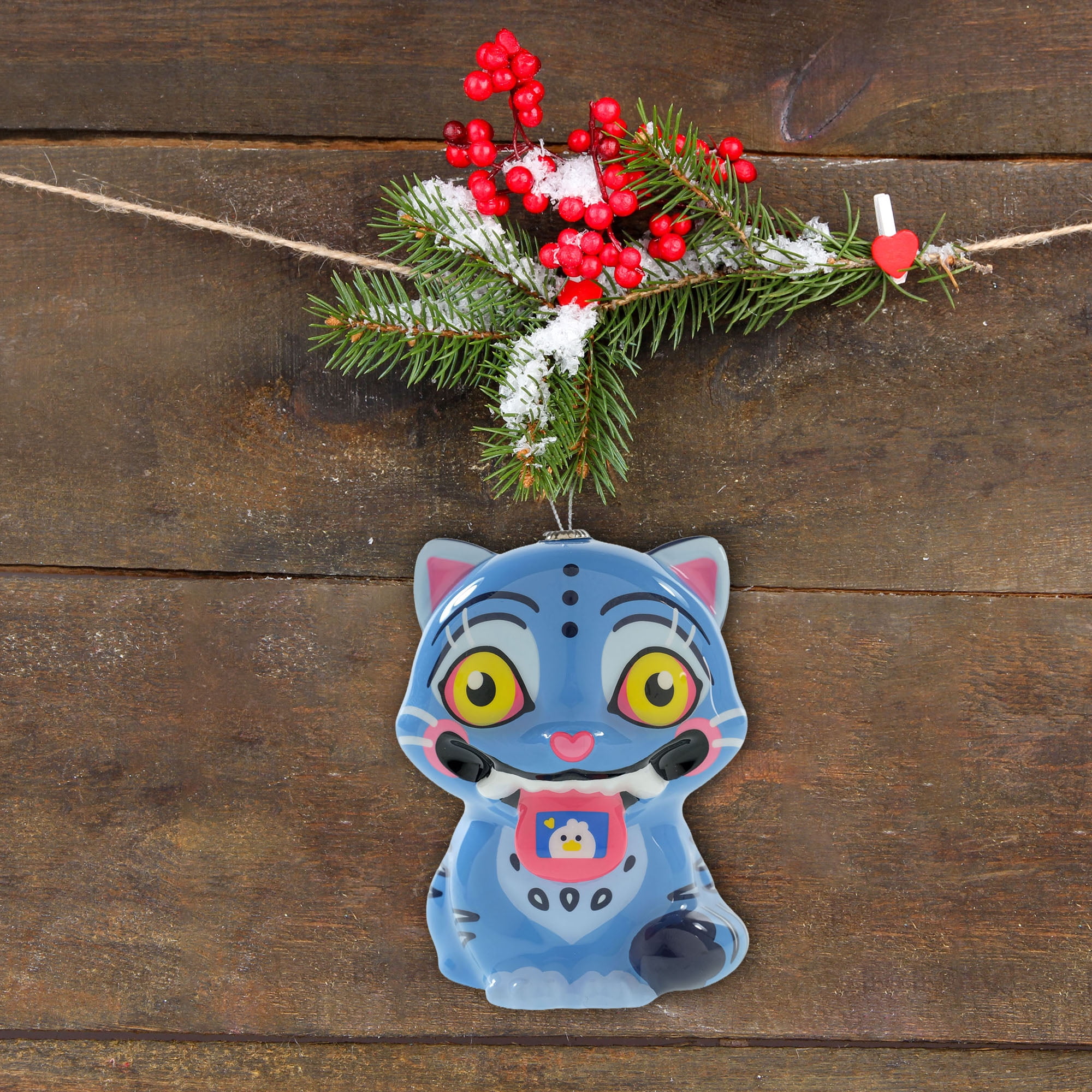 KPop Demon Hunter's Derpy Figural Christmas Tree Ornament