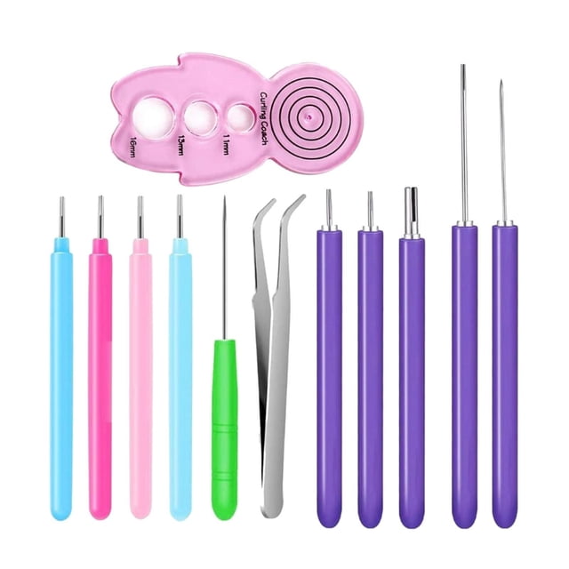 Herramientas de filigrana de papel Gloria pluma de quilling 12 piezas