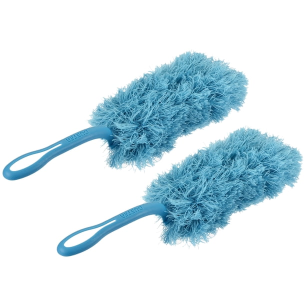 Plumero de Microfibra Reutilizable Uxcell Azul, 2 Contenidos