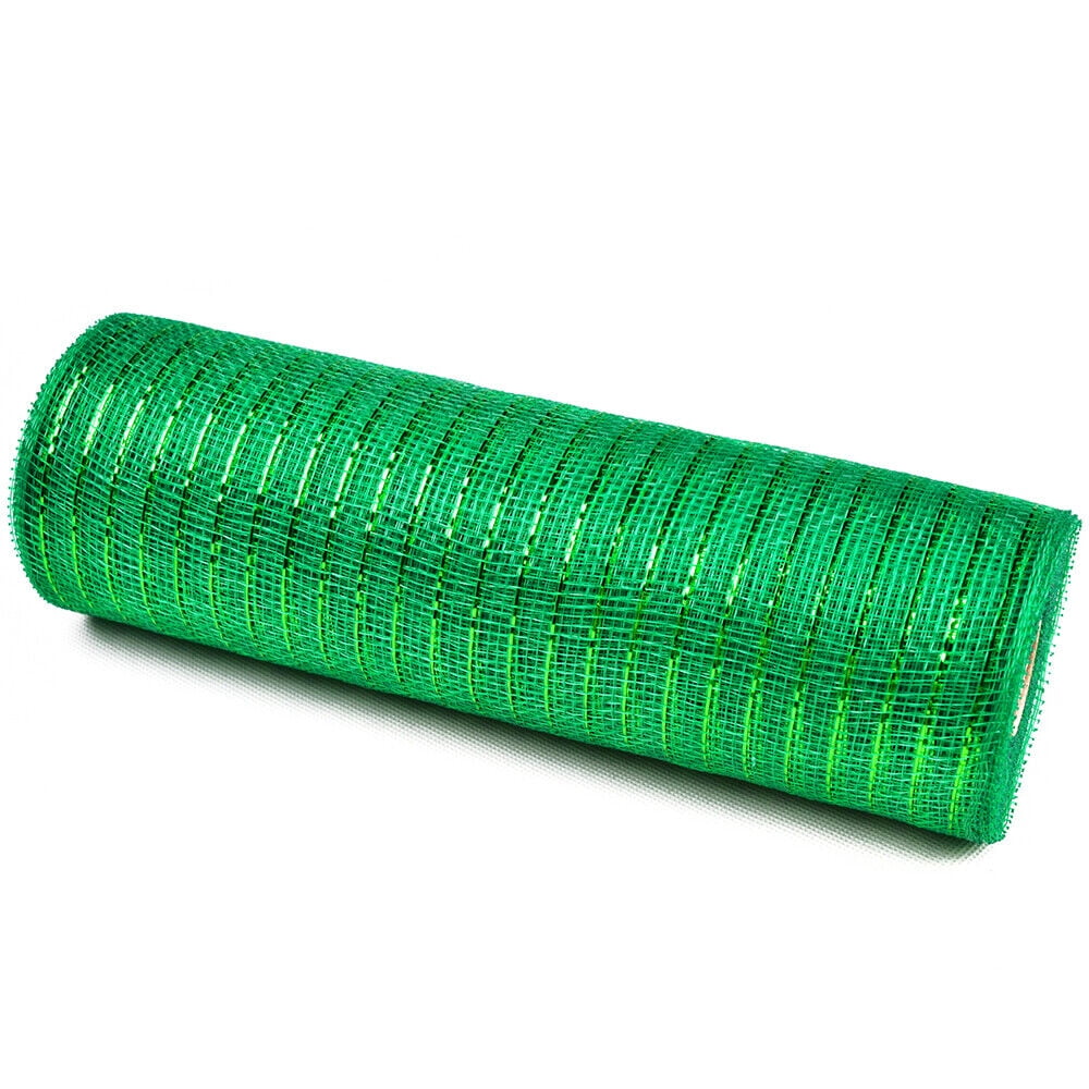 10"/21" x 10YDS Metallic Deco Poly Mesh Ribbon Glitter Fabric Roll