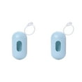 thumbnail image 4 of Greeniant Bolsa de basura para mascotas Dispensador Organizador Bolsas de basura Portador de limpieza Gris Azul 2piezas Greeniant  CBP209818, 4 of 6