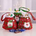 thumbnail image 4 of Bolsas navideñas Foohvr para regalo de Navidad con cordón 20x24 cm, 4 of 5