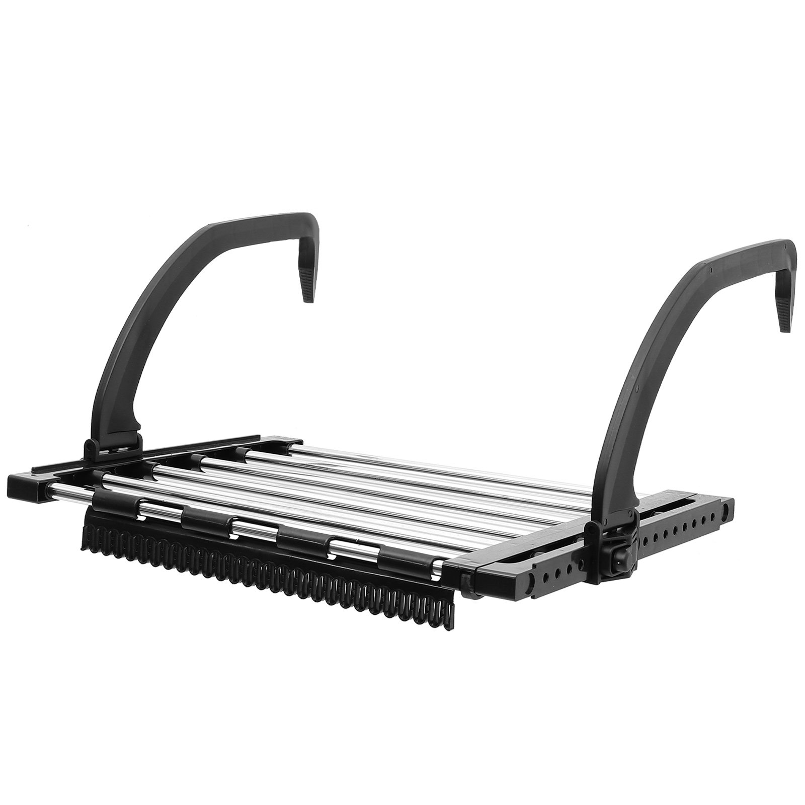 Clothes Drying Rack Balcony Railings Folding Towel Rack Retractable