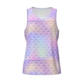 thumbnail image 4 of Gaeub Fish Scale1 Men's Athletic Tank Top, Workout Sleeveless Shirts, Running Tank Tops for Gym, Running, Training - 3X-Large, 4 of 9
