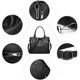 thumbnail image 4 of Bolso de mano de cuero para mujer, estilo vintage, suave, para el hombro, 4 of 6
