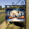 thumbnail image 3 of Happy Halloween Vampire Corgi BOO with Pumpkins Fun and Spooky Horizontal Metal Aluminum Sign Welsh Corgi Dog Lover Gifts Idea Wall Art Home Decor - 00018, 3 of 5