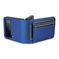 thumbnail image 6 of SaniMore for Samsung Galaxy Z Flip 4 (6.7" 2022) Case, PU Leather Hinge Protection Card Slot Wear-resistant Slim Lightweight Shockproof Anti-fall Shell for Samsung Galaxy Z Flip 4, Blue, 6 of 10