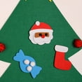 thumbnail image 4 of Árbol de Navidad de fieltro para colgar en la pared, bricolaje, 3,1 pies, regalo de Navidad para niños pequeños, decoraciones navideñas hechas a mano para Año Nuevo, 4 of 9